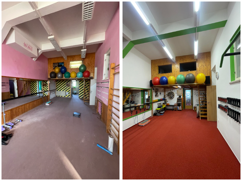 Rekonstrukce fitcentra Litovel